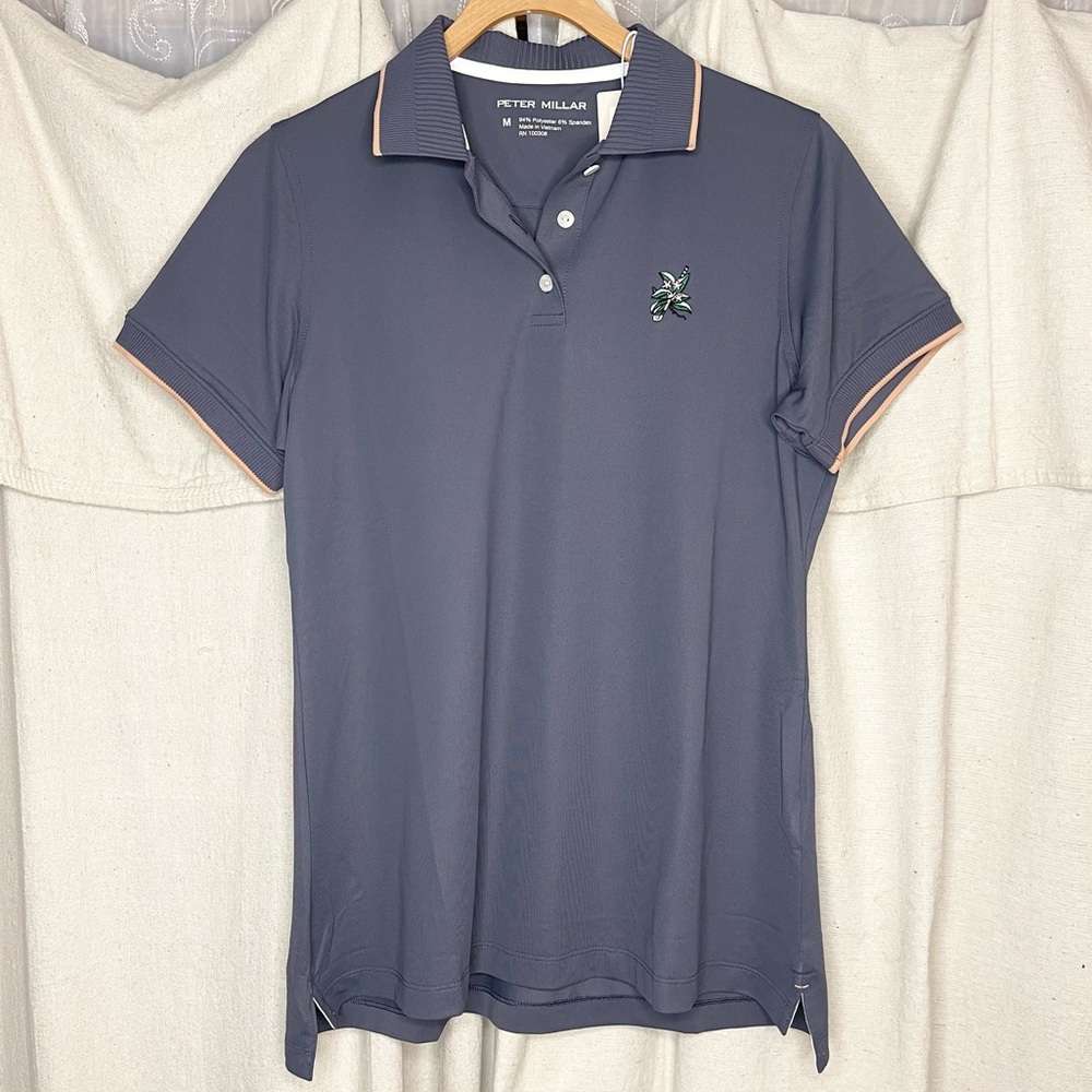 Peter Millar Golf Polo Shirt. Medium. New With Tags